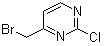 structure of CAS# 181363-06-4, 4-Bromomethyl-2-chloropyrimidine