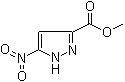 structure of CAS# 181585-93-3, 5-Nitro-3-pyrazolecarboxylic acid methyl ester