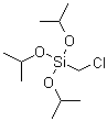 structure of CAS# 18162-82-8, 氯甲基三异丙氧基硅烷