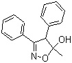 structure of CAS# 181696-73-1, 4,5-Dihydro-5-methyl-3,4-diphenyl-5-isoxazolol