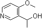 4-Methoxy-alpha-methyl-3-pyridinemethanol molecular structure (CAS 181820-63-3)