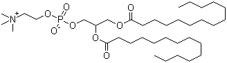 structure of CAS# 18194-24-6, Dimyristoyl phosphatidylcholine