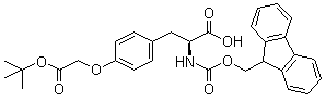 structure of CAS# 181951-92-8, N-Fmoc-4-(tert-butoxycarbonylmethoxy)-L-phenylalanine