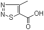 structure of CAS# 18212-21-0, 4-Methyl-1,2,3-thiadiazole-5-carboxylic acid