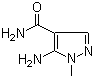 structure of CAS# 18213-75-7, 5-Amino-1-methylpyrazole-4-carboxamide