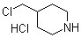 4-(Chloromethyl)piperidine hydrochloride molecular structure (CAS 1822-61-3)