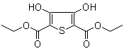 3,4-二羟基噻吩-2,5-二甲酸二乙酯分子结构 (CAS 1822-66-8)