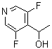 3,5-Difluoro-alpha-methyl-4-pyridinemethanol molecular structure (CAS 1824022-87-8)
