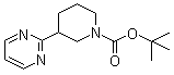 CAS # 182416-13-3, 3-(2-Pyrimidinyl)-1-piperidinecarboxylic acid tert-butyl ester