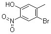 structure of CAS# 182500-28-3, 2-硝基-5-甲基-4-溴苯酚