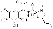 structure of CAS# 18323-44-9, Clindamycin