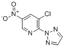 3-Chloro-5-nitro-2-(2H-1,2,3-triazol-2-yl)pyridine molecular structure (CAS 1832583-40-0)