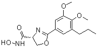 CAS 登录号：183298-68-2, (4R)-2-(3,4-二甲氧基-5-丙基苯基)-4,5-二氢-N-羟基-4-恶唑甲酰胺