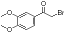2-Bromo-1-(3,4-dimethoxyphenyl)ethanone molecular structure (CAS 1835-02-5)