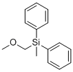 (甲氧基甲基)(甲基)二苯基硅烷分子结构 (CAS 18407-48-2)