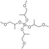 structure of CAS# 18407-95-9, Tetrakis(1-methoxy-2-propoxy)silane