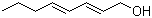 (2E,4E)-2,4-Octadien-1-ol molecular structure (CAS 18409-20-6)