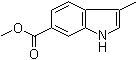 structure of CAS# 184151-49-3, 3-甲基-1H-吲哚-6-羧酸甲酯