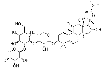 CAS 登录号：184288-35-5, 苦玄参苷 IV