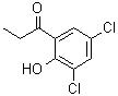 CAS # 18430-74-5, 3',5'-Dichloro-2'-hydroxypropiophenone, 1-(3,5-Dichloro-2-hydroxyphenyl)propan-1-one, 2'-Hydroxy-3',5'-dichloropropiophenone