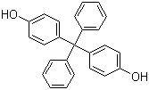 structure of CAS# 1844-01-5, 4,4'-Dihydroxytetraphenylmethane
