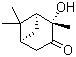 structure of CAS# 1845-25-6, (1S,2S,5S)-(-)-2-Hydroxy-3-pinanone