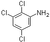 structure of CAS# 18487-39-3, 2,3,5-Trichloroaniline