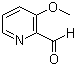 3-甲氧基吡啶-2-甲醛分子结构 (CAS 1849-53-2)