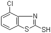 4-氯-2-巯基苯并噻唑分子结构 (CAS 1849-65-6)