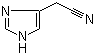 structure of CAS# 18502-05-1, 1H-Imidazole-5-acetonitrile