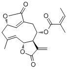 地胆草种内酯分子结构 (CAS 185213-52-9)