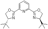 2,6-Bis[(4R)-4-tert-butyl-2-oxazolin-2-yl]pyridine molecular structure (CAS 185346-17-2)