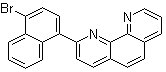 2-(4-Bromo-1-naphthalenyl)-1,10-phenanthroline molecular structure (CAS 1853997-27-9)