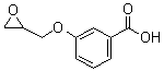structure of CAS# 185522-04-7, 3-(Oxiranylmethoxy)benzoic acid