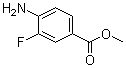 structure of CAS# 185629-32-7, 4-Amino-3-fluorobenzoic acid methyl ester