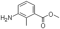 3-氨基-2-甲基苯甲酸甲酯分子结构 (CAS 18583-89-6)