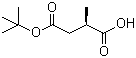 (2R)-2-Methylbutanedioic acid 4-tert-butyl ester molecular structure (CAS 185836-75-3)