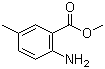 2-氨基-5-甲基苯甲酸甲酯分子结构 (CAS 18595-16-9)