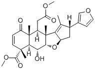 脱乙酰基印楝素分子结构 (CAS 18609-16-0)