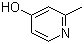 4-羟基-2-甲基吡啶分子结构 (CAS 18615-86-6)