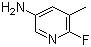 structure of CAS# 186593-48-6, 2-Fluoro-3-methyl-5-aminopyridine