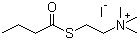 structure of CAS# 1866-16-6, N,N,N-Trimethyl-2-[(1-oxobutyl)thio]ethanaminium iodide