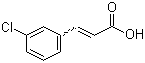3-Chlorocinnamic acid  molecular structure (CAS 1866-38-2)