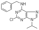 structure of CAS# 186692-41-1, 2-氯-6-苄基氨基-9-异丙基嘌呤