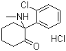 structure of CAS# 1867-66-9, Ketamine hydrochloride