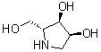 CAS # 186759-56-8 (52019-89-3), rel-(2R,3R,4S)-2-(Hydroxymethyl)-3,4-pyrrolidinediol, 1,4-Dideoxy-1,4-imino-DL-ribitol