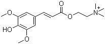 Sinapine molecular structure (CAS 18696-26-9)