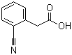2-氰基苯乙酸分子结构 (CAS 18698-99-2)