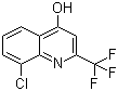8-Chloro-2-(trifluoromethyl)-4-quinolinol molecular structure (CAS 18706-22-4)