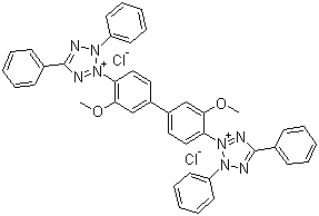 Tetrazolium Blue Chloride molecular structure (CAS 1871-22-3)